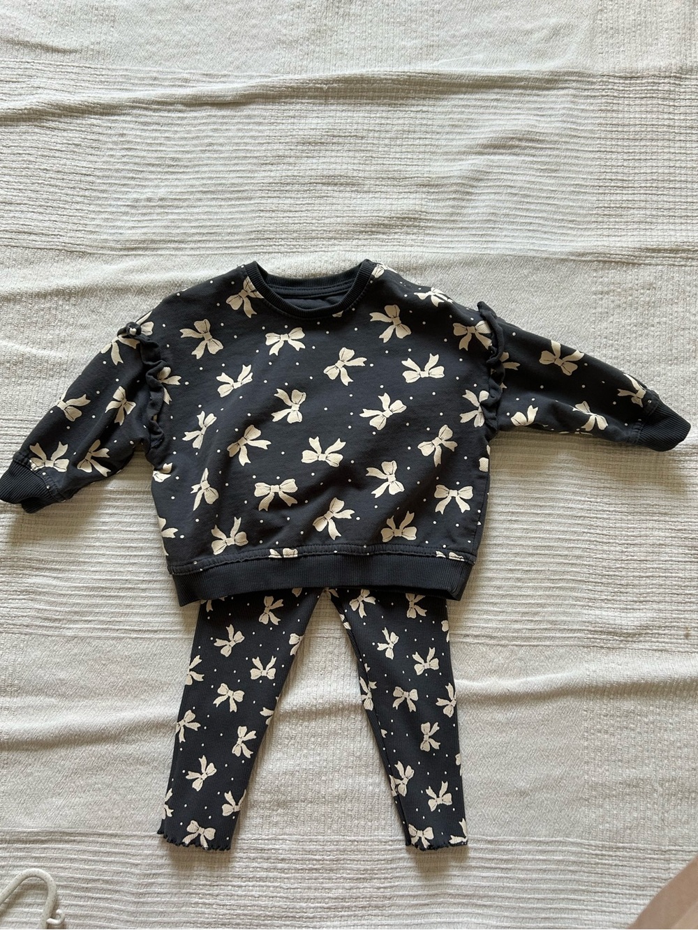 12-18 month matching sweater set- 100% cotton